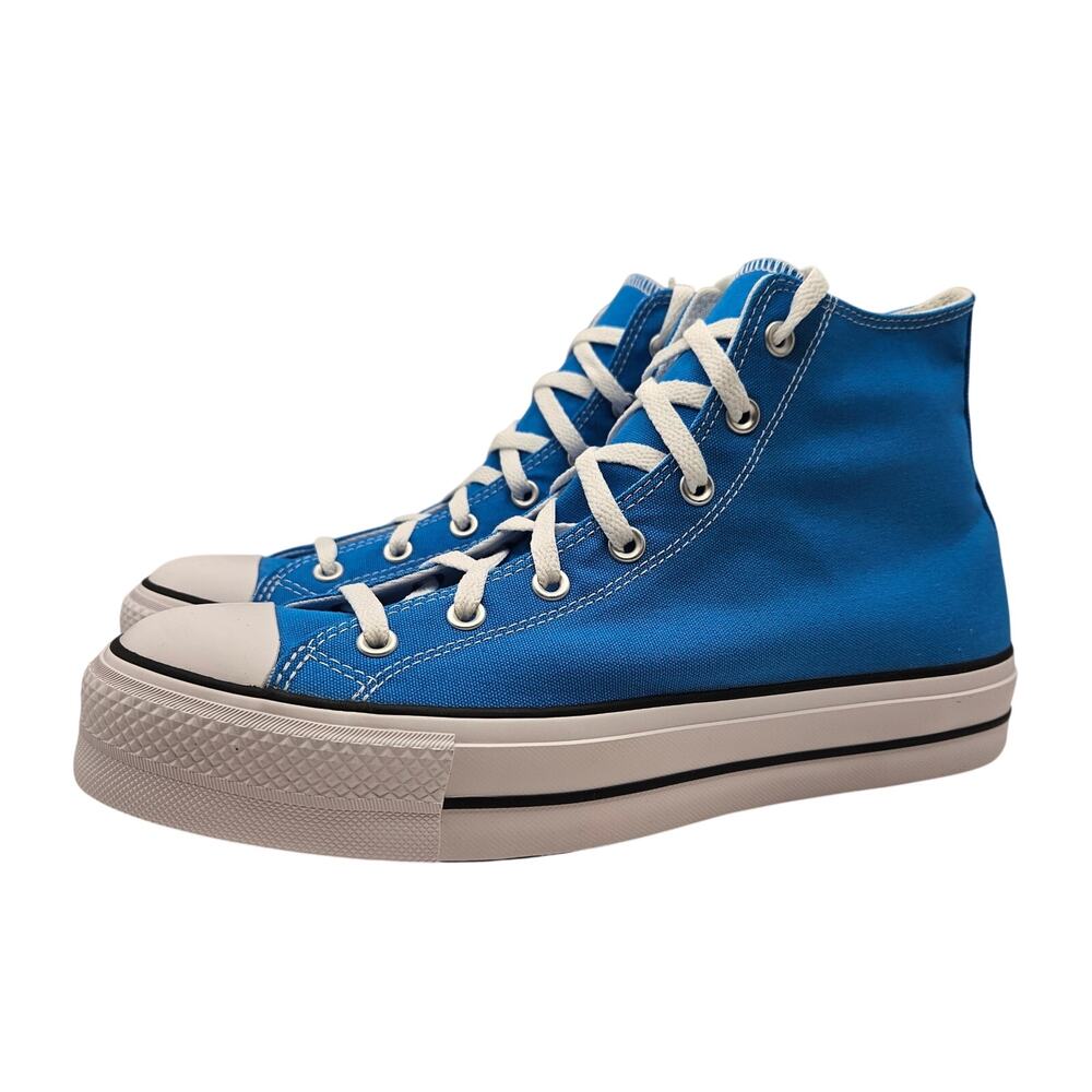 CONVERSE MEN'S 11 CHUCK TAYLOR ALL STAR LIFT HI BLUE HERO WHITE BLACK A09988C